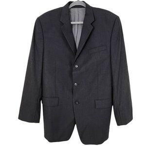 Calvin Klein Gray Sport Coat 42R wedding guest sport coat Charcoal Gray Blazer